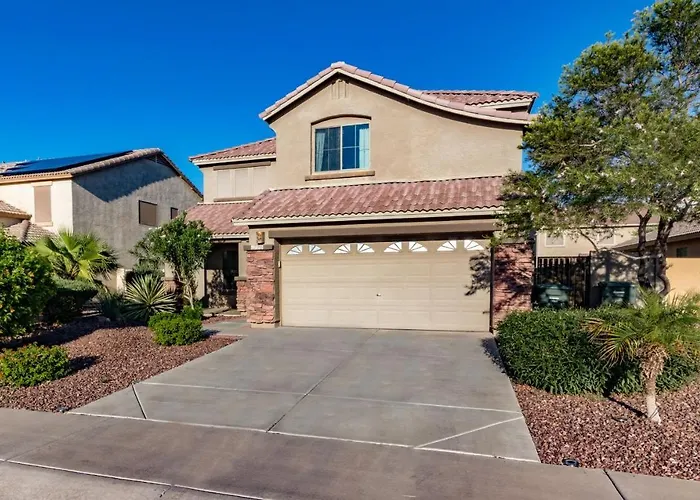 Desert Oasis Amazing Pool Waterfall Firepit Office Casa Grande