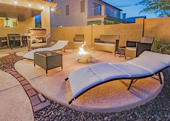 Desert Oasis Amazing Pool Waterfall Firepit Office * Casa Grande